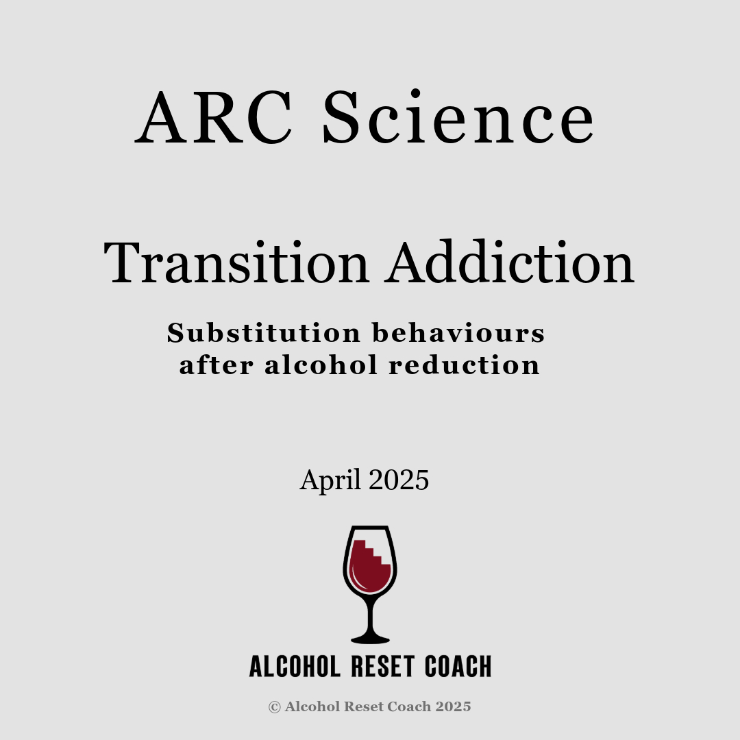 Transition addiction: understanding substitution behaviours during alcohol reduction