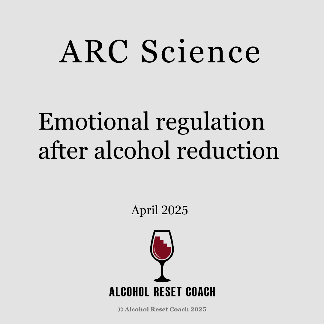 Emotional regulation after alcohol reduction: strengthening resilience during change